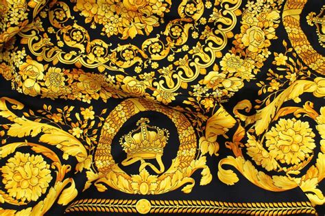 Versace silk fabric